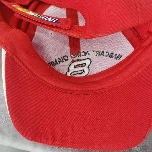 NASCAR‎ Racing #8 Dale Earnhardt Jr Hat Red strapback Baseball Trucker Cap - Picture 8 of 9